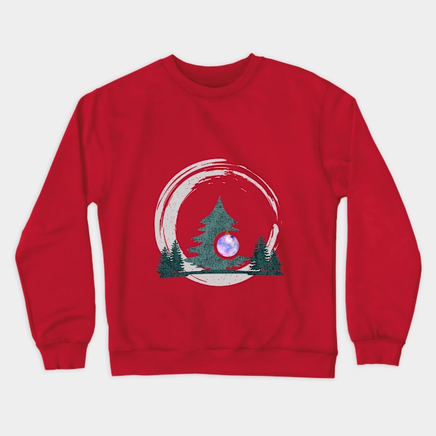 first christmas tree Crewneck Sweatshirt by pilipsjanuariusDesign